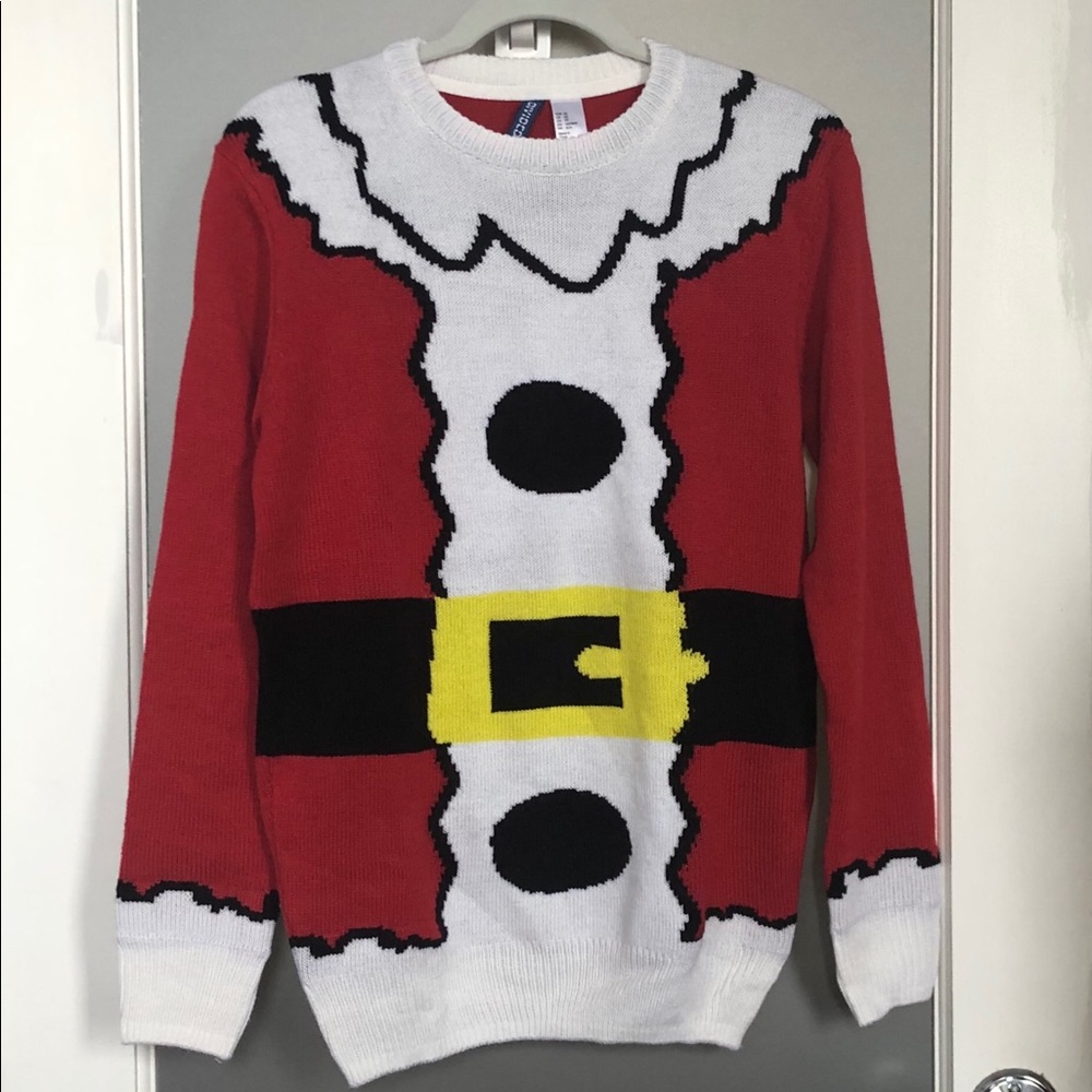 EUC 🎅 H&M Holiday Santa Claus Christmas Sweater